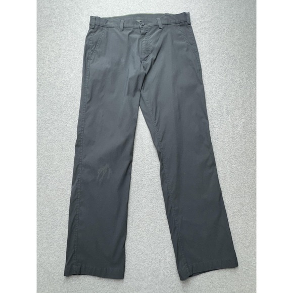 Eddie Bauer Pants Mens 36x32 Gray Nylon Spandex Stretch Outdoor Casual‎ Hiking - Picture 1 of 14